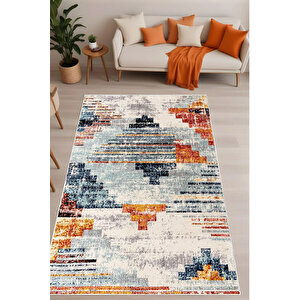 Dijital Kaymaz Yıkanabilir Modern Gri̇ Mutfak Halısı Salon Halısı Yolluk