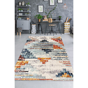 Dijital Kaymaz Yıkanabilir Modern Gri̇ Mutfak Halısı Salon Halısı Yolluk 140x400 cm