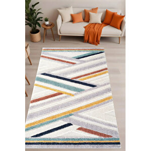 Dijital Kaymaz Yıkanabilir Modern Gri̇ Mutfak Halısı Salon Halısı Yolluk 120x400 cm