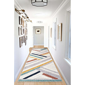 Dijital Kaymaz Yıkanabilir Modern Gri̇ Mutfak Halısı Salon Halısı Yolluk