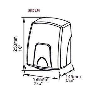 Xinda Gsq150 El Kurutma Makinesi Sensörlü Abs Gövdeli 1500w