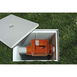 Pvc Pissu Atıksu Çekvalfi 125 Mm Kilitli