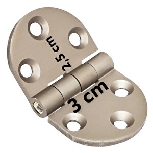 Yüksel Oval Alüminyum Kasa Menteşesi 3 Cm