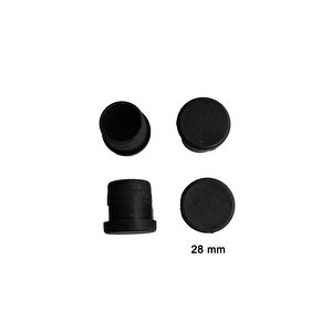 Yuvarlak Boru Profil İç Tapa 28 Mm 4 Adet