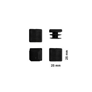 Kare Profil İç Tapa 25x25 Mm 4 Adet