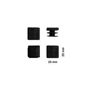 Kare Profil İç Tapa 25x25 Mm 4 Adet