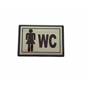 Cemax Yönlendirme Küçük Wc Bayan 10x7 Cm