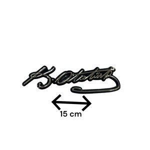 Cemax Atatürk İmza 15 Cm