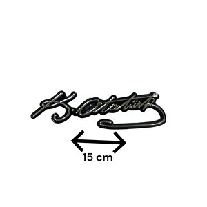 Cemax Atatürk İmza 15 Cm