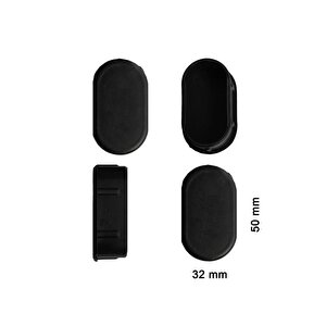 Oval Profil İç Tapa 32x50 Mm 4 Adet