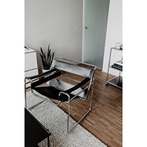 Napolyon Wassily Chair Berjer-siyah