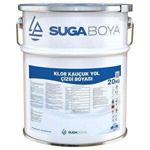 Suga Klor Kauçuk Yol Çi̇zgi̇ Boyasi Sarı