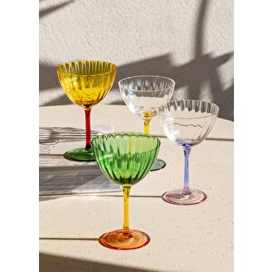 Ayaklı Cam Dondurma Kasesi 6lı Set 240 Ml 12021