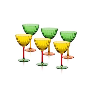 Ayaklı Cam Dondurma Kasesi 6 Parça 240 Ml 11819