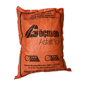 Göçmen Asfalt Yol Soğuk Asfalt, Asfalt Yama 35 Kg