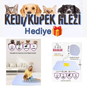 Kedi/köpek Kurulama Havlusu Süper Su Emici Tüm Irk Köpekler Ve Kediler Için Çiş Alezi Hediyeli