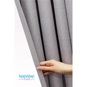 Deste Keten Karartma Fon Perde Taş Pilesiz 350x200 cm