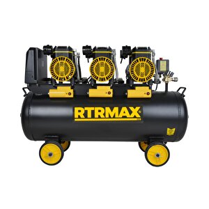 Rtrmax Rtm7465 Yüksek Hizli Yağsiz Kompresör 100l 8 Bar 3x1680 Watt