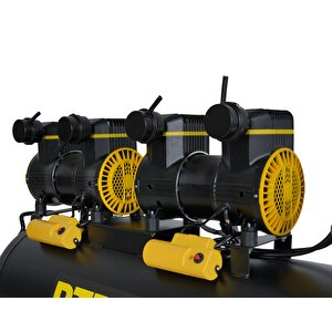 Rtrmax Rtm7460 Yüksek Hizli Yağsiz Kompresör 100l 8 Bar 2x1680 Watt