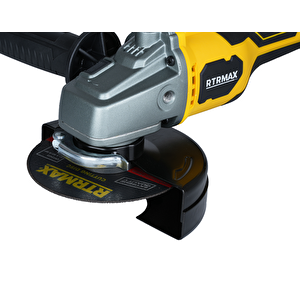 Rtrmax Rtx3060 Kömürsüz 18v Akülü Devi̇r Ayarli 125mm Avuç Taşlama
