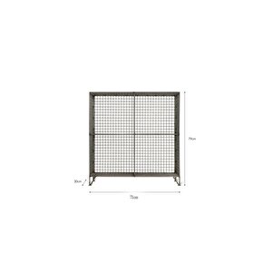 Metal 4 Gözlü Orta Boy Grid (kafes) Kitaplık Rafı & Kafes Tel Vitrin