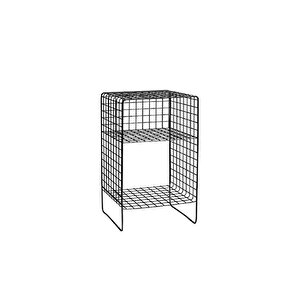 Iskandinav Orta Boy Metal Tel (gri̇d) Komi̇di̇n