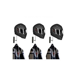 Metal Kask Tutucu Üst Kovboy Şapkası Peruk Organizatör Raf Askısı