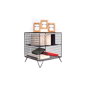 Yan Sehpa Iki Gözlü Grid Iskandinav Komidin 40x40