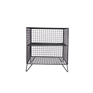 Yan Sehpa Iki Gözlü Grid Iskandinav Komidin 40x40