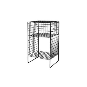 Iskandinav Metal Tel Kafes Ayaklı (grid) Raf