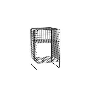 Iskandinav Metal Tel Kafes Ayaklı (grid) Raf