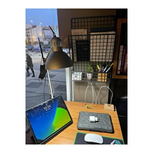 Dekoratif X Çok Amaçlı Yeni Model Kablo Ve 2li Kanca Askılı Dergilik Gözü & Düz Raflı