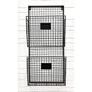 Tel Kafes 2 Gözlü Duvar Dergilik Ve Gazetelik Ünitesi - 60x35