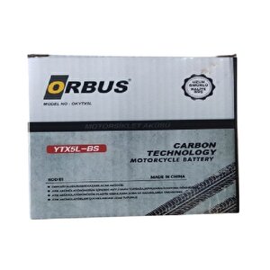 12v 5ah Alçak Motosiklet Aküsü  Ebatlar: 113x68x105