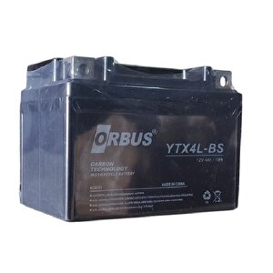 12v 4ah Motosi̇klet Akü Sü (113x70x85mm) (ytx4l)