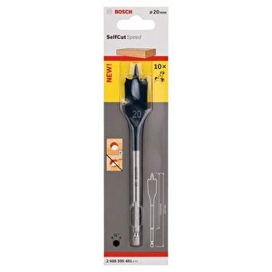 Bosch 20x152 Altıgen Yassı Ahşap Maktap Ucu