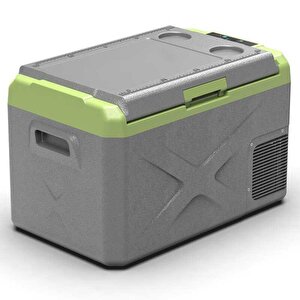 Icepeak Prag Kompresörlü Buzdolabı 30 Litre-gri̇-yeşi̇l