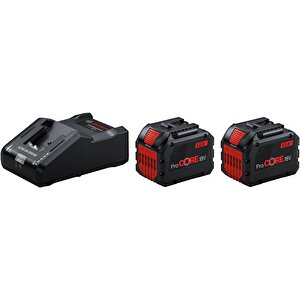 Professional 18v Procore Akü Şarj Cihazı Seti (2 X Procore 12.0 Ah + Gal 18v-160)