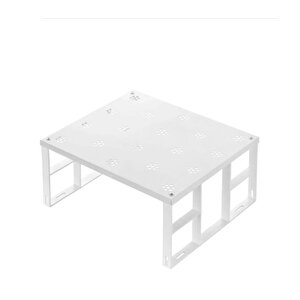 Organizer Dolap Içi Raf Düzenleyici Metal Beyaz 2 Adet