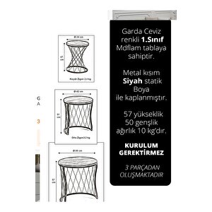 Piraye Üçlü Zigon Sehpa Seti