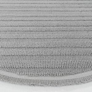Cool Halı Newyork 3103 Gri Yumuşak Halı Kilim Salon Koridor Yolluk Dokuma Yuvarlak Makine Halı