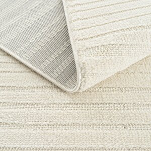 Cool Halı Newyork 3101 Krem Yumuşak Tuşeli Halı Kilim Salon Koridor Kesme Yolluk Dokuma Makine Halı