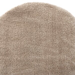 Cool Halı Comfy 1006 Bej Hav Toz Vermez Yumuşak Dokulu Uzun Tüylü Modern Yuvarlak Shaggy Halı