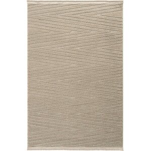 Cool Halı Newyork 3106 Vizon Yumuşak Tuşeli Halı Kilim Salon Koridor Kesme Yolluk Dokuma Makine Halı
