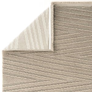Cool Halı Newyork 3106 Vizon Yumuşak Tuşeli Halı Kilim Salon Koridor Kesme Yolluk Dokuma Makine Halı