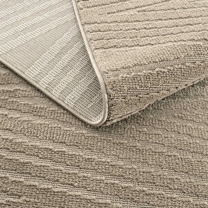 Cool Halı Newyork 3106 Vizon Yumuşak Tuşeli Halı Kilim Salon Koridor Kesme Yolluk Dokuma Makine Halı