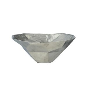 Dekoratif Gümüş Kase 32*25*12 Cm