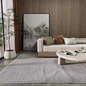 Cool Halı Newyork 3107 Gri Yumuşak Tuşeli Halı Kilim Salon Koridor Kesme Yolluk Dokuma Makine Halısı