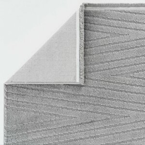 Cool Halı Newyork 3107 Gri Yumuşak Tuşeli Halı Kilim Salon Koridor Kesme Yolluk Dokuma Makine Halısı