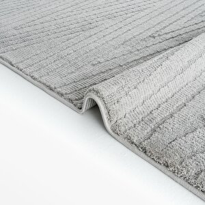 Cool Halı Newyork 3107 Gri Yumuşak Tuşeli Halı Kilim Salon Koridor Kesme Yolluk Dokuma Makine Halısı